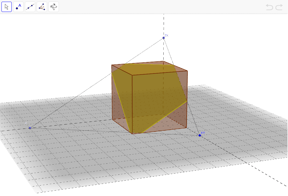 Cube Cross Sections Geogebra