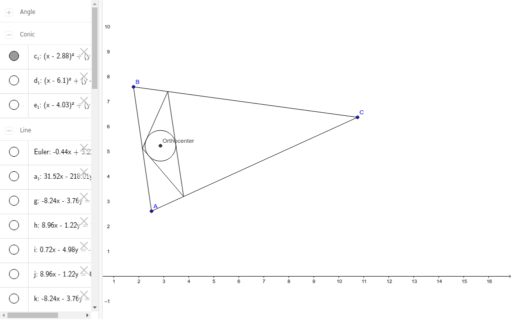 Centers of a Triangle – GeoGebra