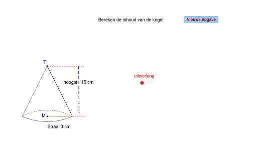 Inhoud Kegel GeoGebra