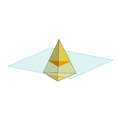 Section Pyramide 2 Geogebra