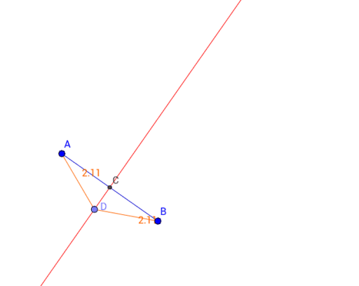 Animation: Perpendicular bisector of a segment – GeoGebra