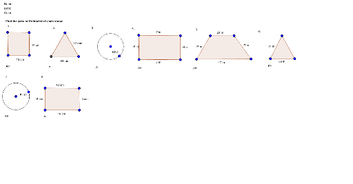 Area and Perimeter of Polygons Worksheet – GeoGebra