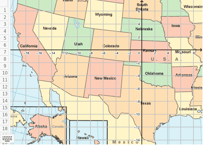 Coordinate Geography – GeoGebra