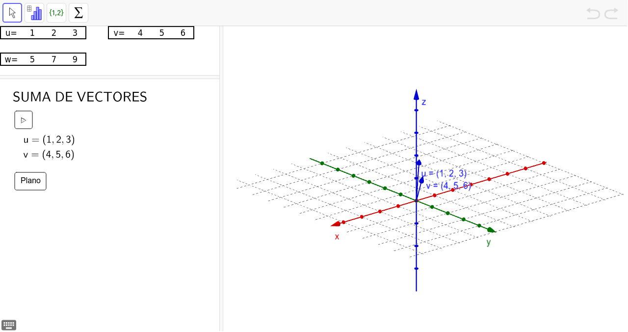 Suma De Vectores – GeoGebra