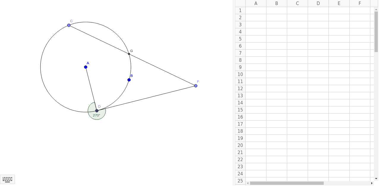 Tangent And Secant Segment Exploration Geogebra