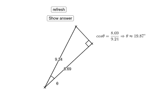 Basic trigonometry - finding angles – GeoGebra