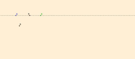 Beeld Van Een Punt B (B Ligt Niet Op De Rechte AA'). – GeoGebra