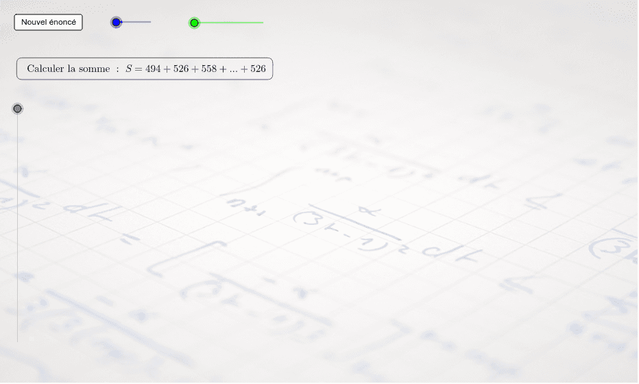 Somme Des Termes D Une Suite Arithmetique Geogebra