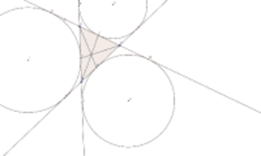 Escribed Circles To a triangle – GeoGebra