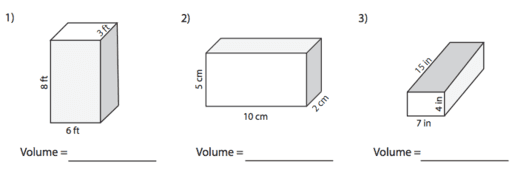 volume of rectangular prism