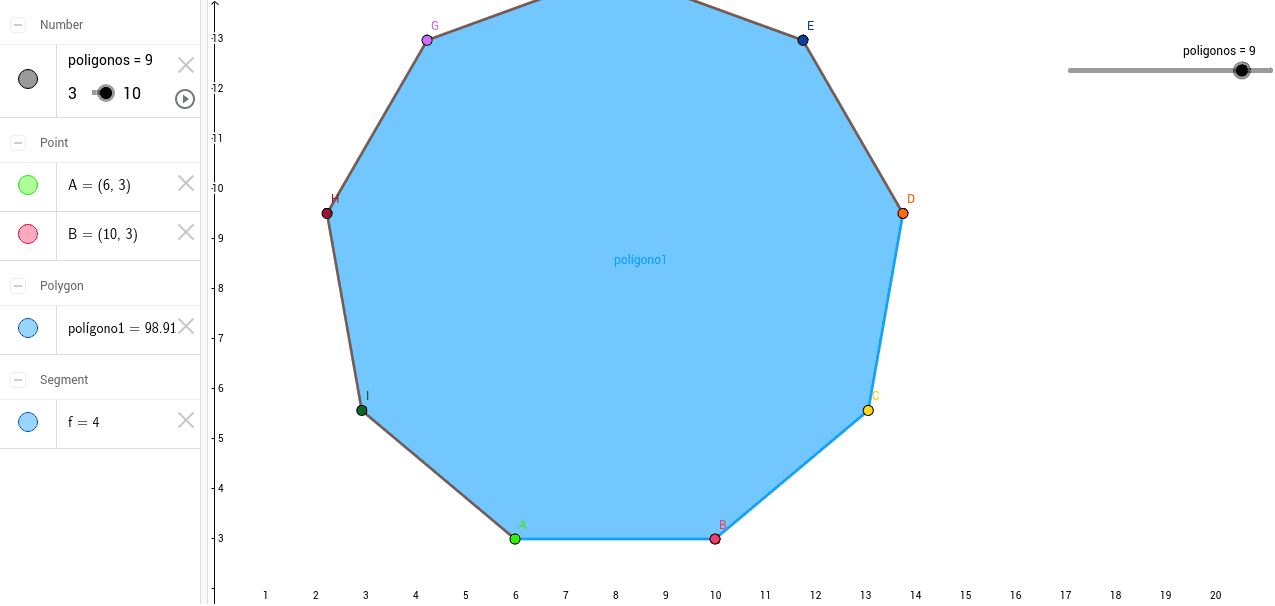 CUÁNTOS POLÍGONOS HAY GeoGebra