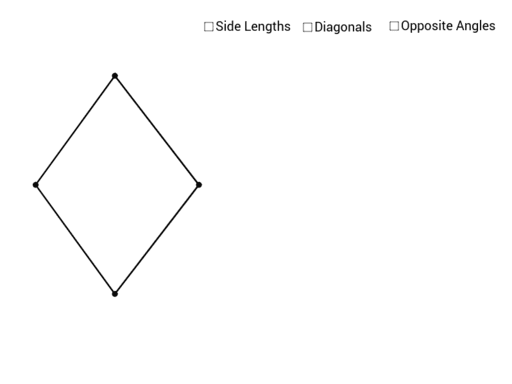 Kite & Rhombus Exploration – GeoGebra