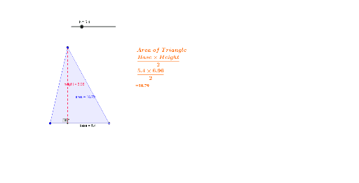 Area of Triangle – GeoGebra