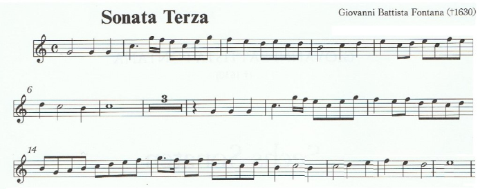 Sonata terza - Giovanni Battista Fontana