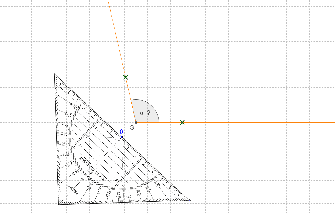 Winkelmessung Mit Geodreieck Geogebra