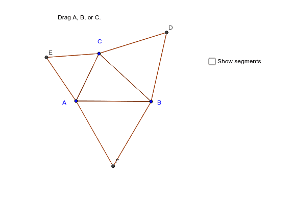 Torricelli configuration – GeoGebra