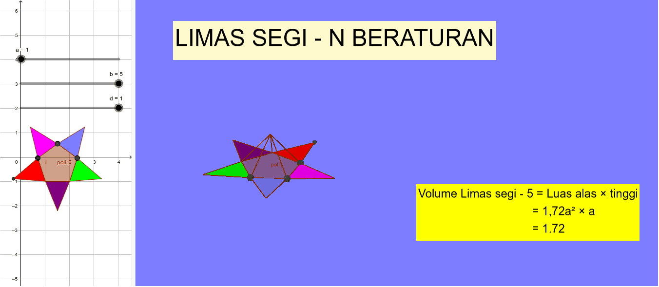 Limas Segi N Beraturan Geogebra