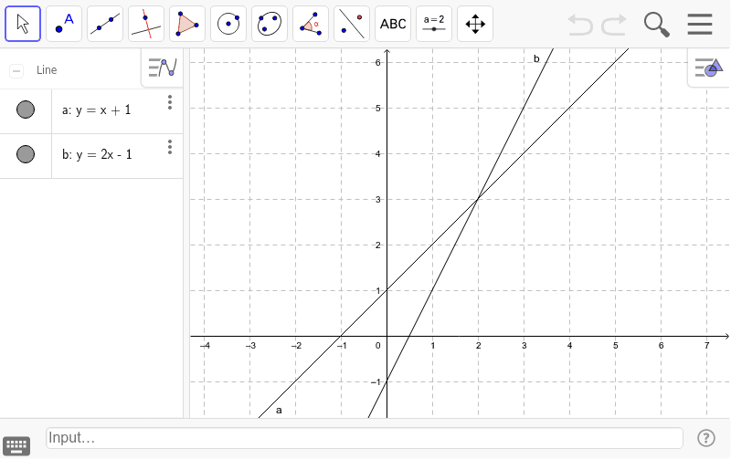 System Of Linear Equations Geogebra