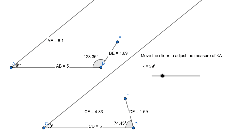 Should their be an SSA Postulate? – GeoGebra