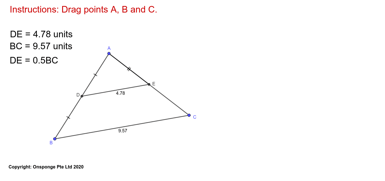 Midpoint Theorem Geogebra 7208