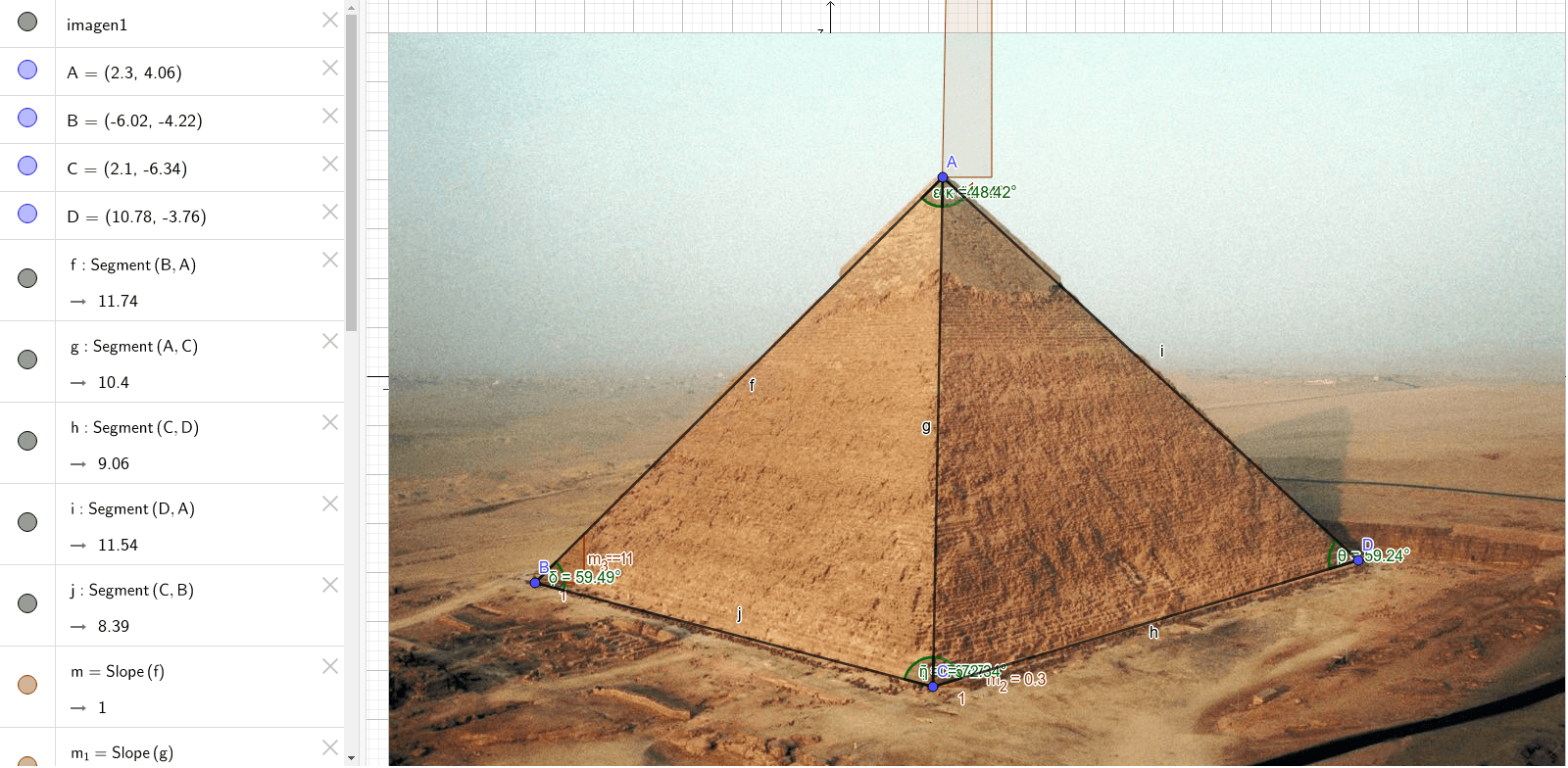 золотое сечение пирамиды