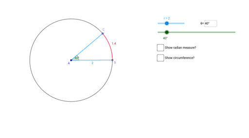 Radian Measure – GeoGebra