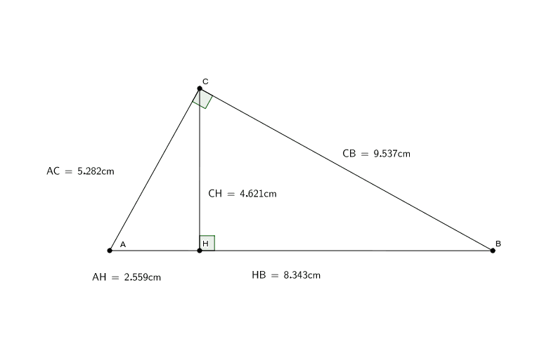 Altitude On Hypotenuse Geogebra