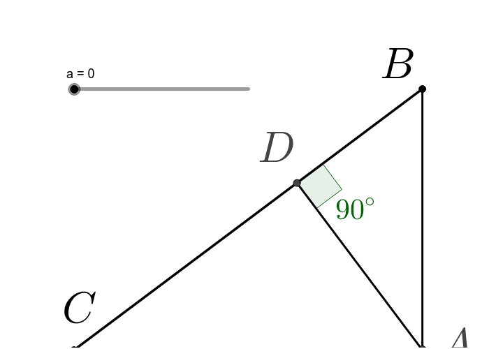 三角形の相似の条件 Geogebra