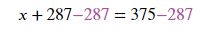 Al simplificar la expresión nos quedará 
[math]X=88[/math]