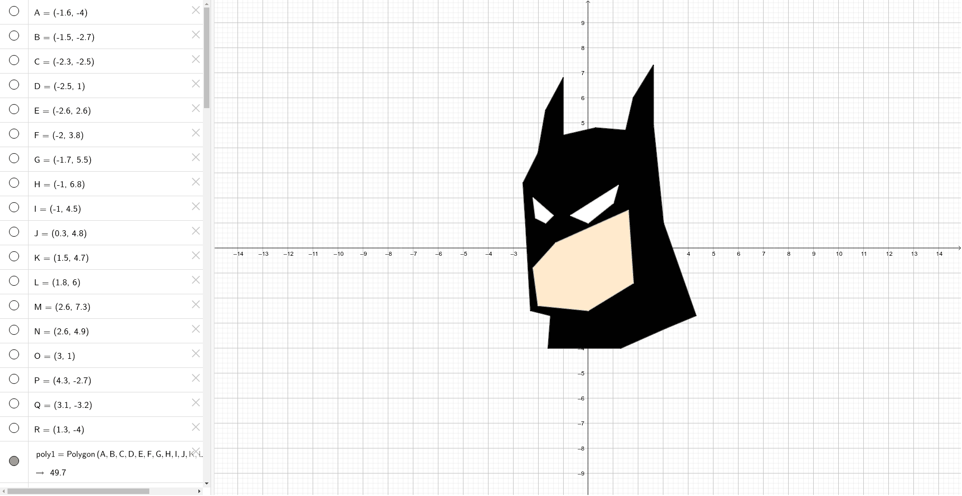 BatMan – GeoGebra