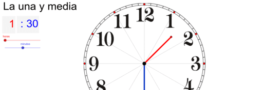 Aprende A Leer La Hora En Un Reloj De Agujas – GeoGebra