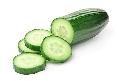 Image is showing a Cucumber