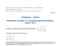 Problemas resueltos - 6 - ecuación general del plano - parte 1 de 2.pdf