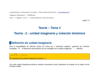 Teoría - 2 - unidad imaginaria y notación binómica.pdf