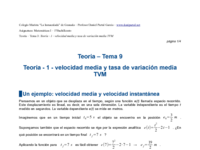 Teoría - 1 - velocidad media y tasa de variación media TVM.pdf