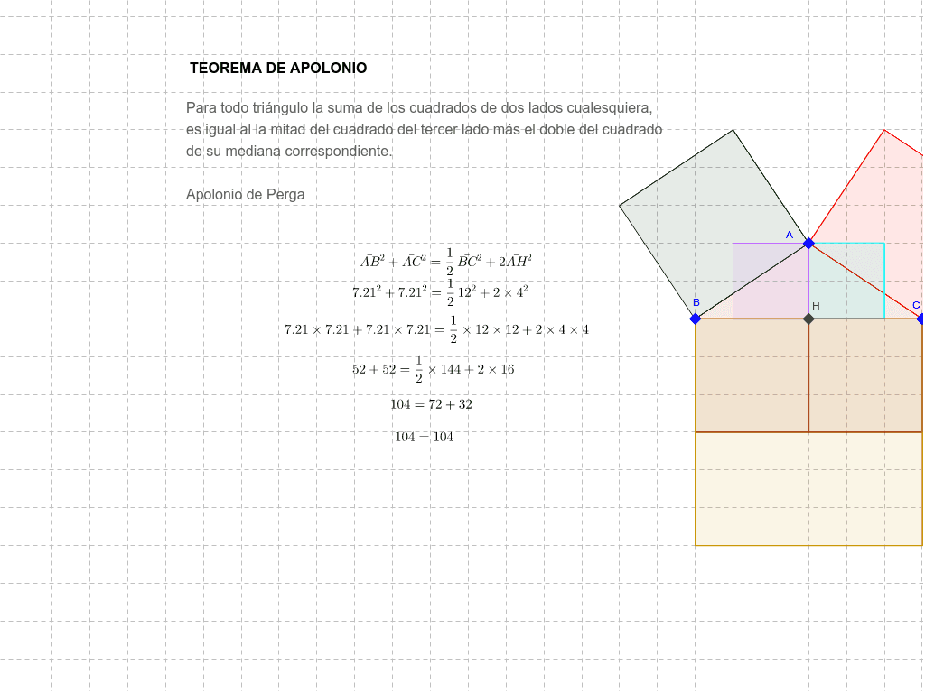 Teorema De Apolonio Geogebra 1602