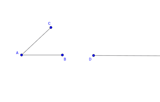 Construct Congruent Angles – GeoGebra