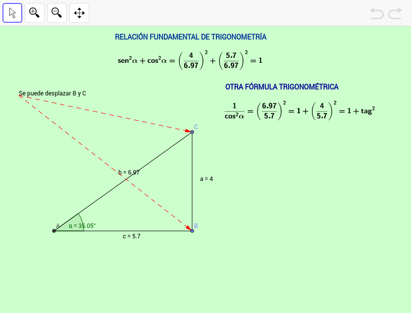 Relacion Fundamental Trigonometria Geogebra 5476