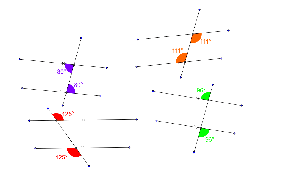 Alternate Angles Are Equal GeoGebra