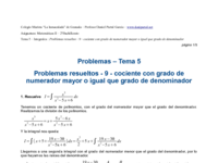 Problemas resueltos - 9 - cociente con grado de numerador mayor o igual que grado de denominador.pdf