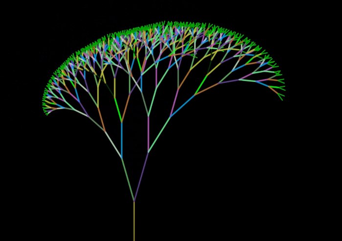 Fractal tree by Mari Carmen Garcia