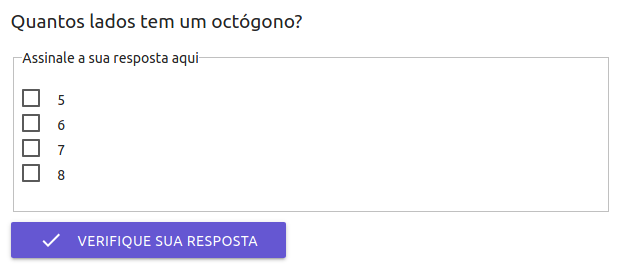 Na Sala de Aula do GeoGebra, uma pergunta se torna uma tarefa. Observe que você pode fazer perguntas de múltipla escolha ou de resposta aberta.