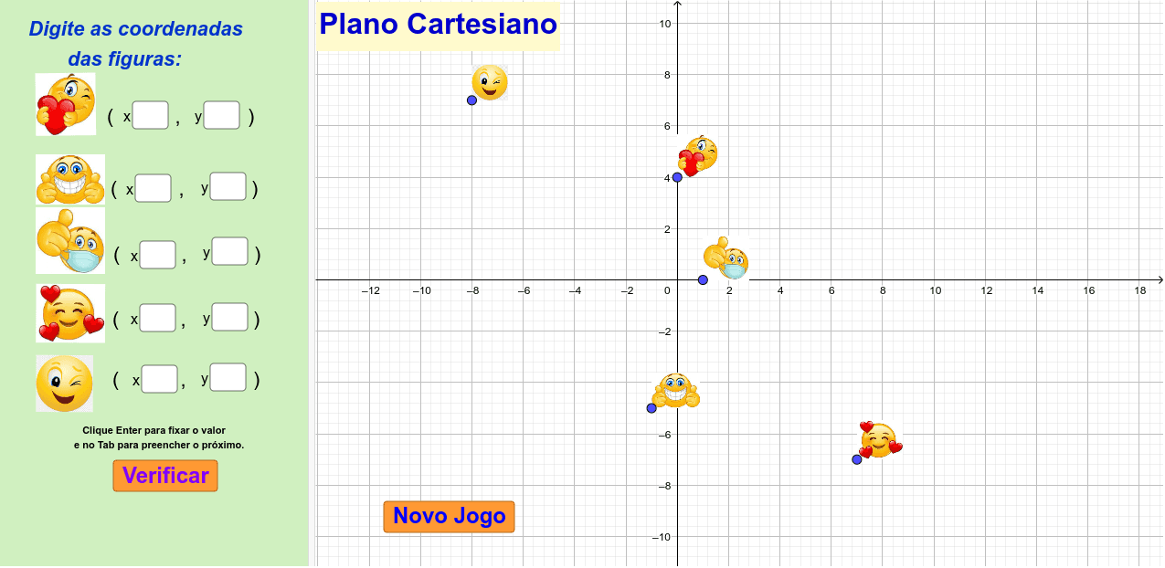 Coordenadas Cartesianas Geogebra