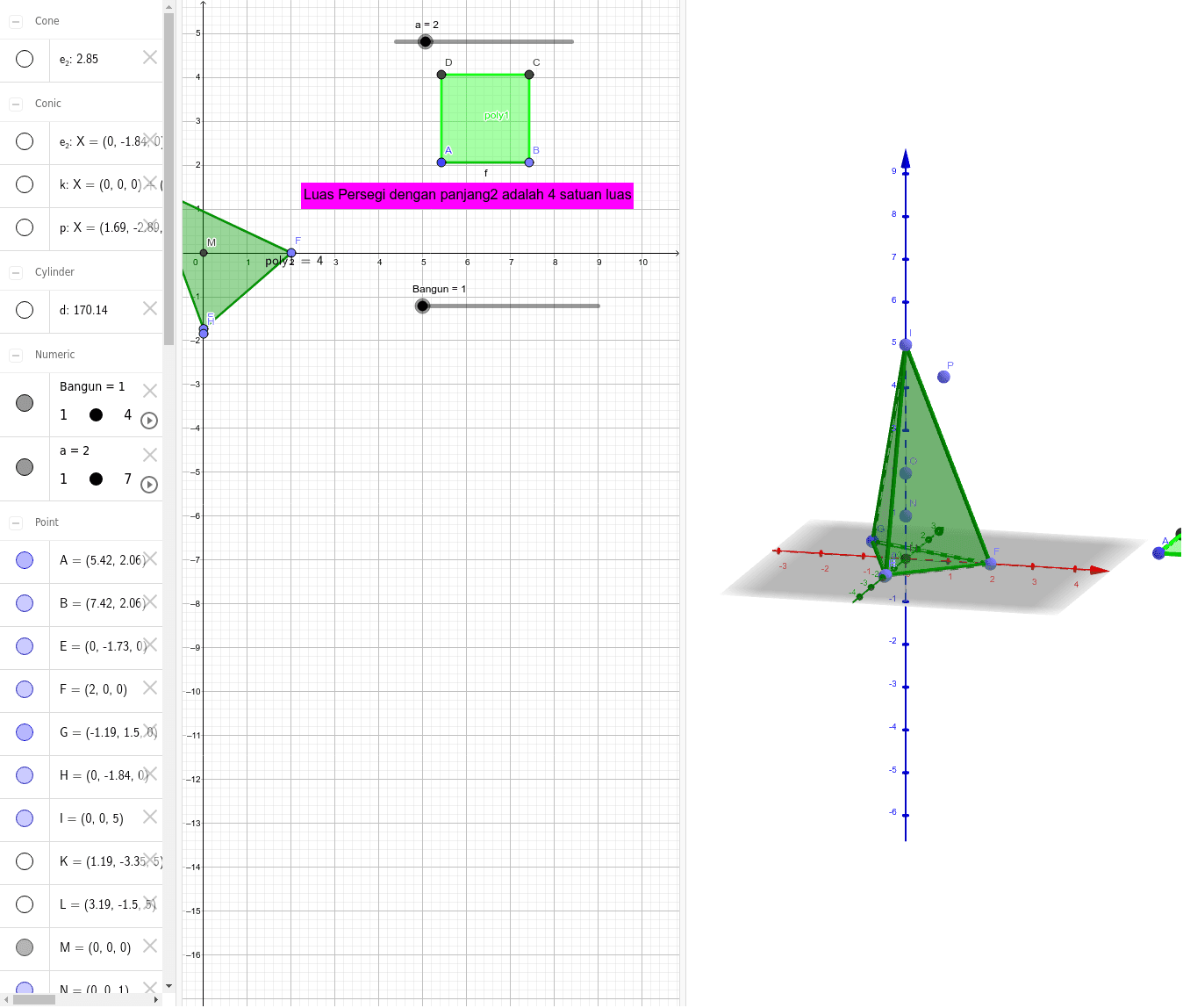  PERSEGI,PRISMA,LIMAS,TABUNG,KERUCUT_TAUFIK ALBAR_SMPN 2  MODUNG BANGKALAN  – GeoGebra