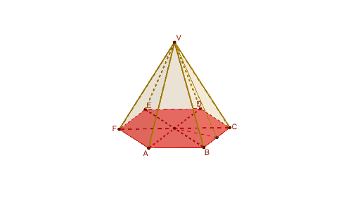 Piramida Hexagonală Regulată Geogebra