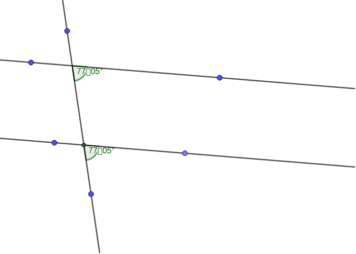 Corresponding Angle Measures – GeoGebra