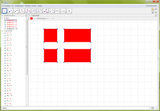 Dannebrog i GeoGebra