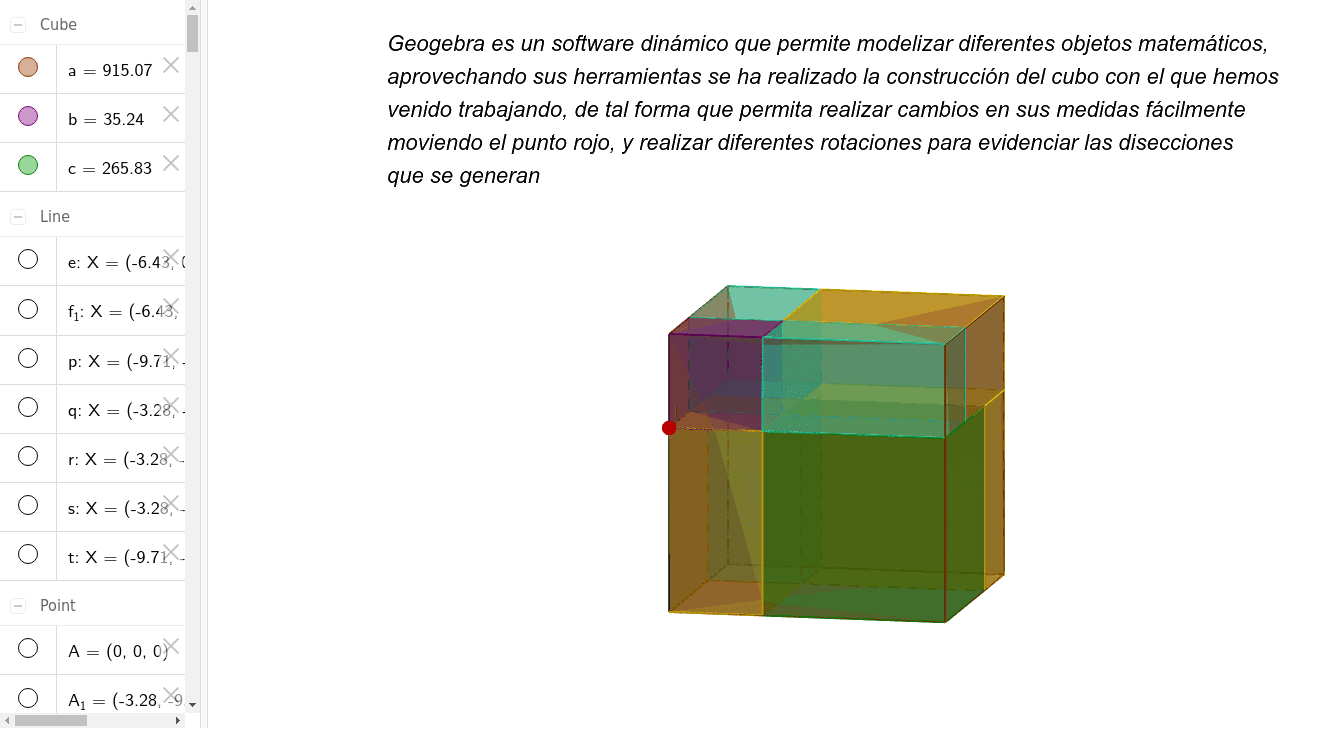 Cubo De La Suma De Dos Monomios Geogebra