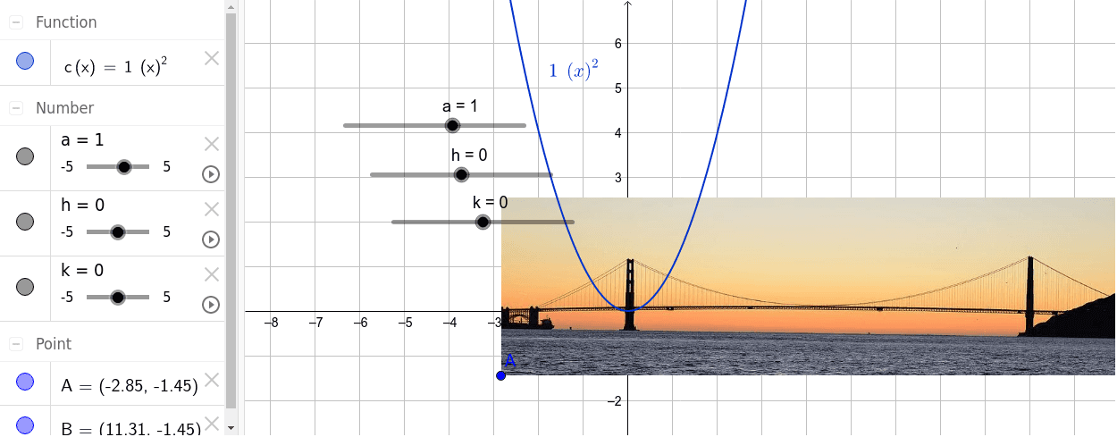 Model the Golden Gate Bridge – GeoGebra