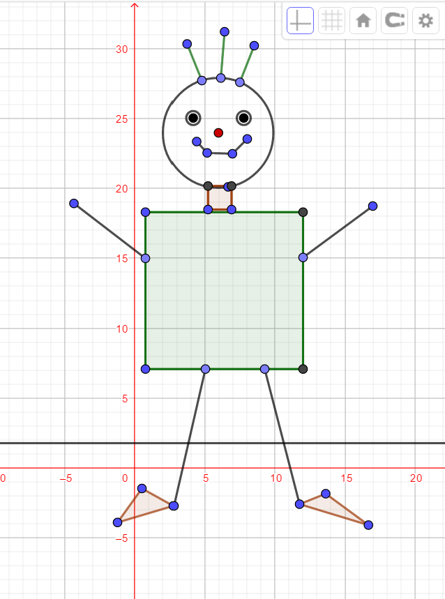 Fertiger Roboter in GeoGebra